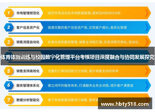 体育体测训练与校园数字化管理平台考核项目深度融合与协同发展探究